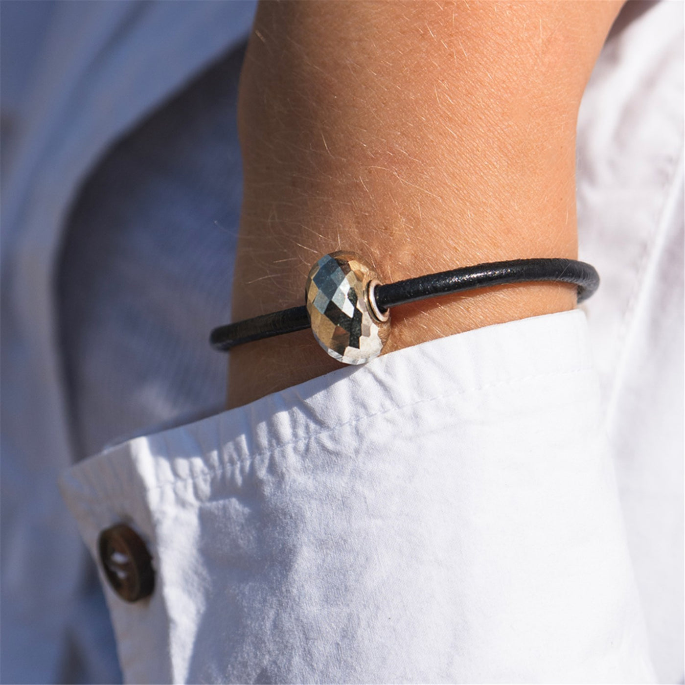 Talisman Pirită Fațetat