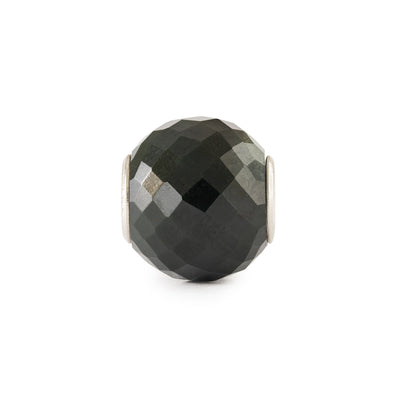 Talisman Calcedonie Verde Rotund Fațetat