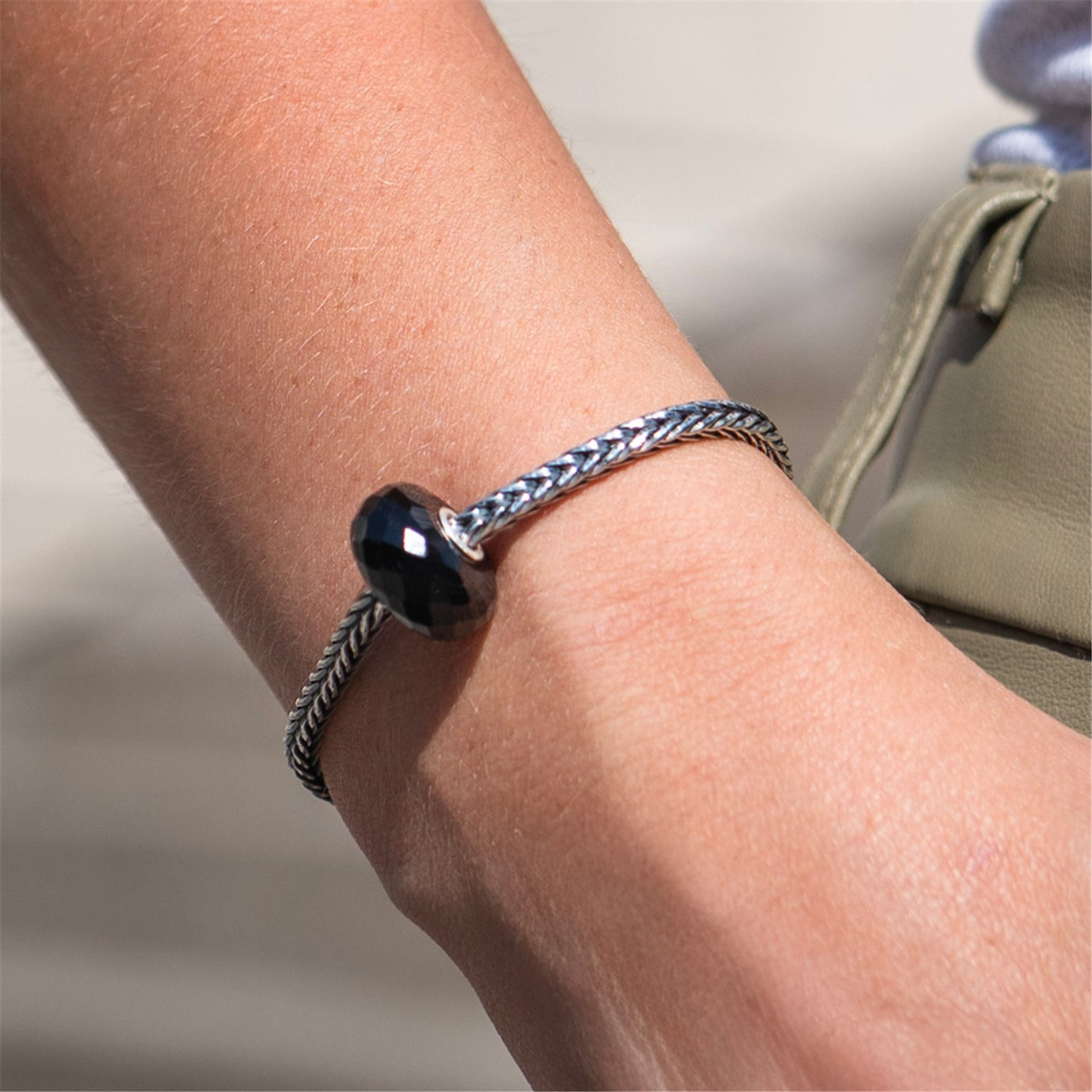 Talisman Onix Negru Fațetat