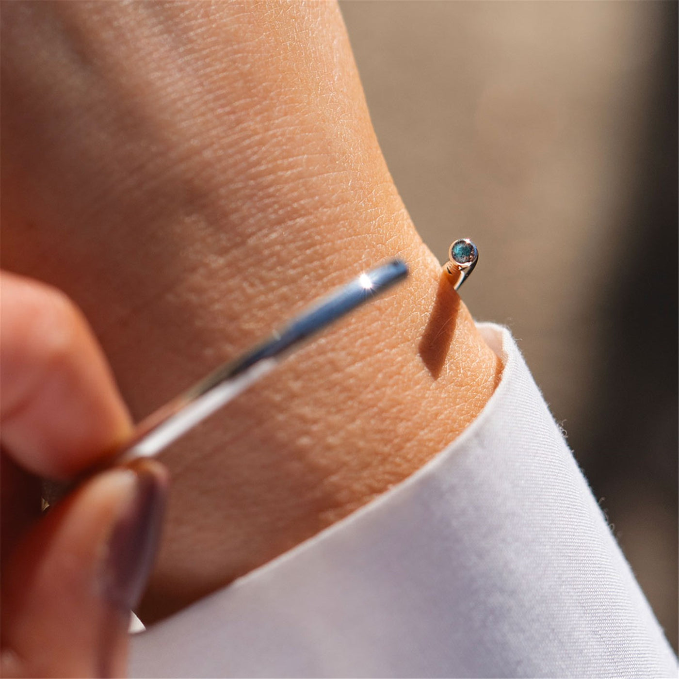 Labradorite Power Bangle